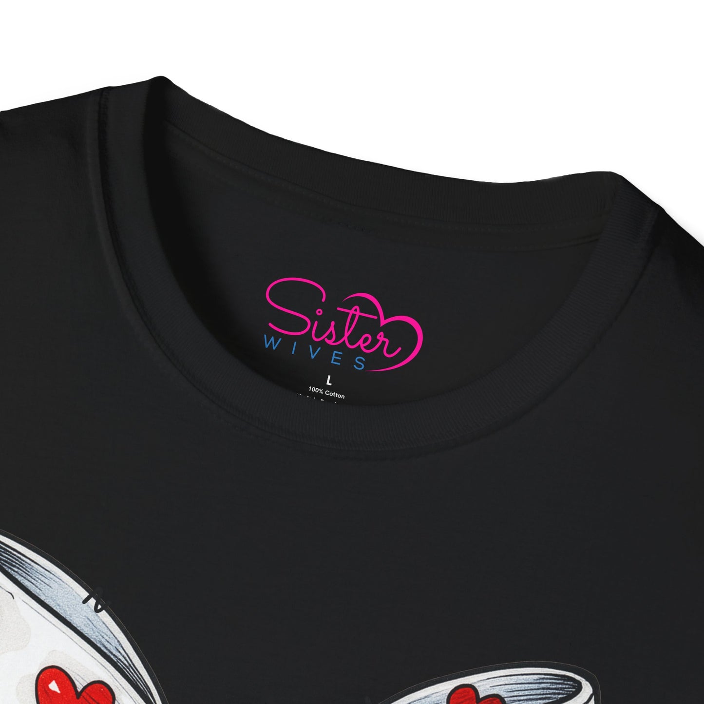 Valentine's Day Red Coquette Bow Shirt – Flirty Valentine Bow T-Shirt, Polyamory ENM Non-Monogamy Symbol Tee, Unisex Gildan 64000