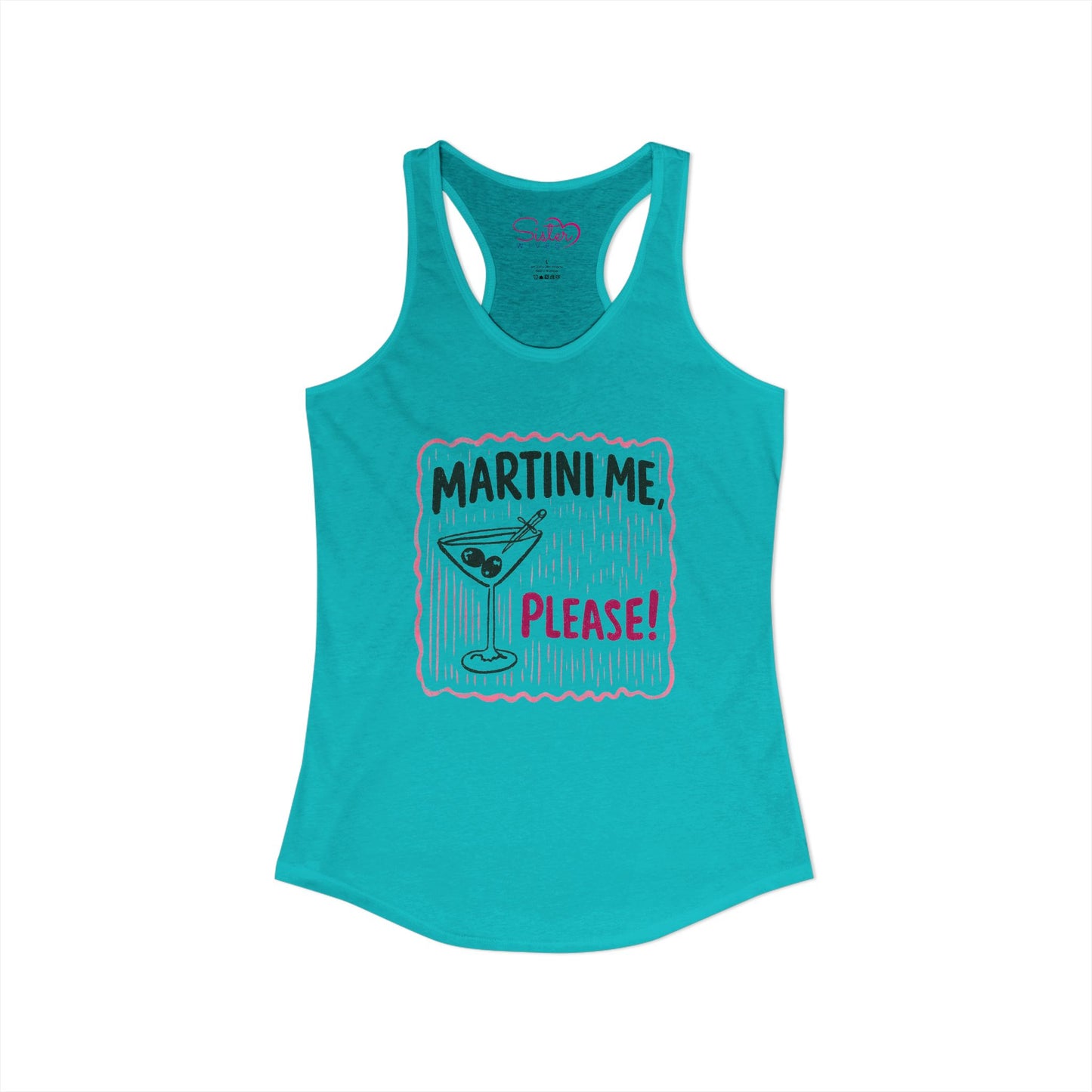 Martini Me Please Tank Top – Funny Martini Shirt | Girls Trip Outfit | Bachelorette Party Tank