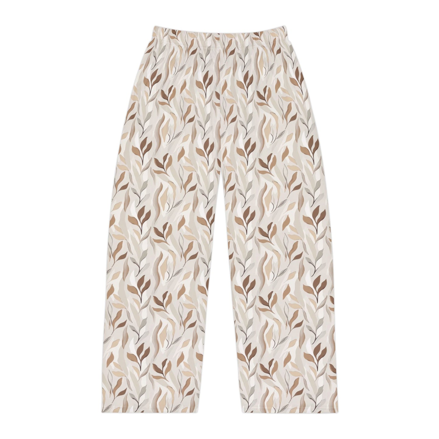 Men’s Neutral Boho Pajama Pants | Earth Tone Abstract Lounge Pants | Minimalist Sleepwear | Polyamory & ENM Friendly