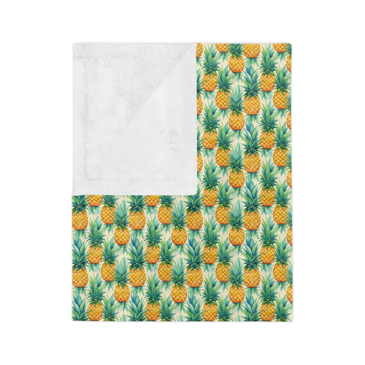 Pineapple Paradise Velveteen Blanket, Cozy Throw for Beach Lovers, Bright Home Decor, Perfect Gift for Summer Celebrations, Pineapple [...]