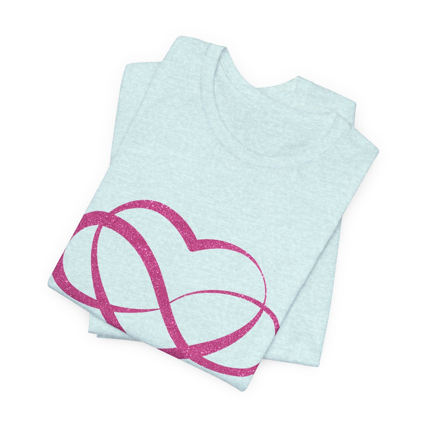 Polyamory Heart T-Shirt – Ethical Non-Monogamy Unisex Tee | Pink Poly Pride & Inclusive Love Shirt