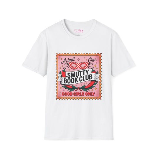 Smutty Book Club Shirt Adult Only Spicy Romance Tee, Booktok Reader Shirt, Sex Positive Poly-Friendly Unisex Gildan 64000