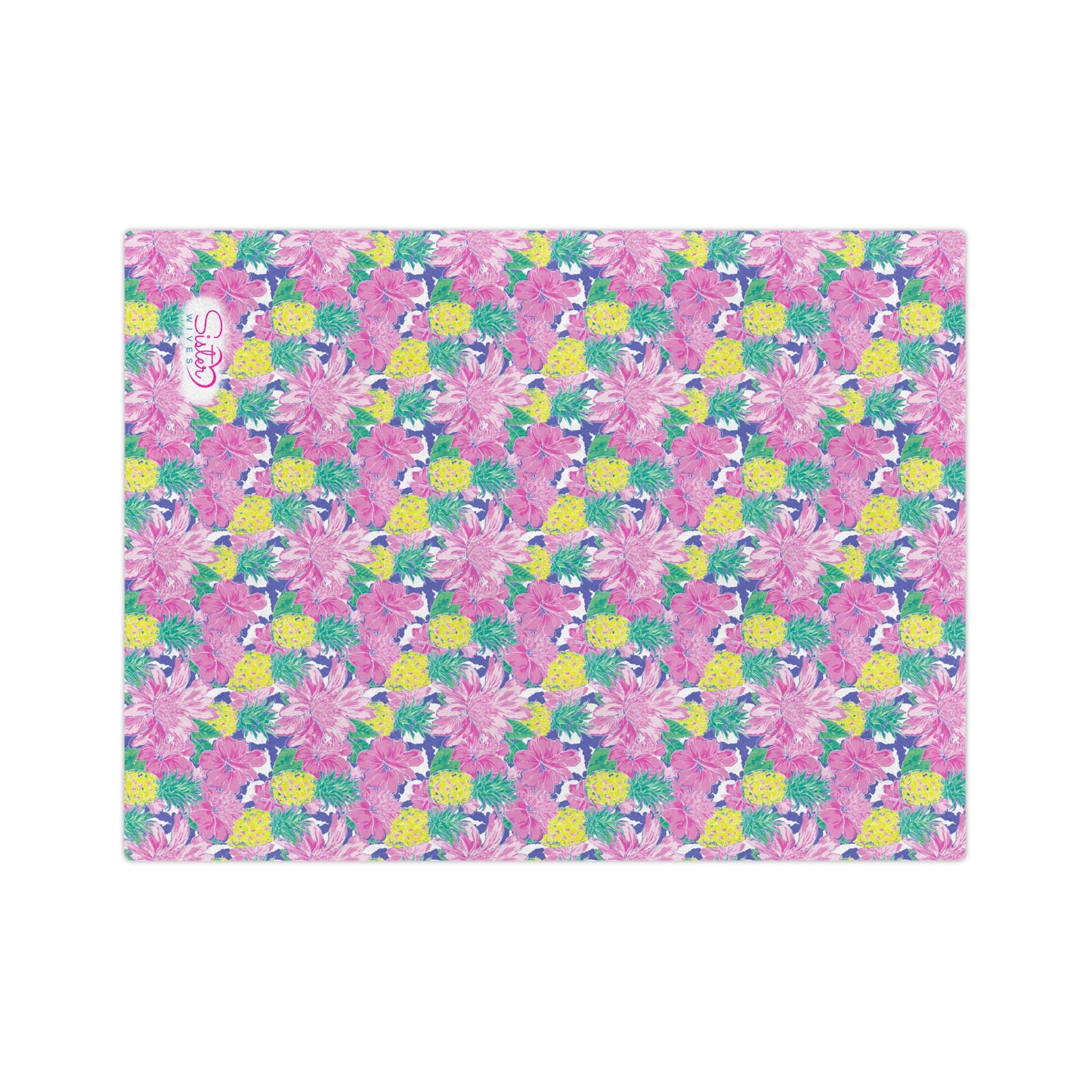 Sisterwives Preppy Vibrant Pineapple Velveteen Blanket, Cozy Throw for Beach Lovers, Bright Home Decor, Perfect Gift for Summer Celebrations, Pineapple [...]