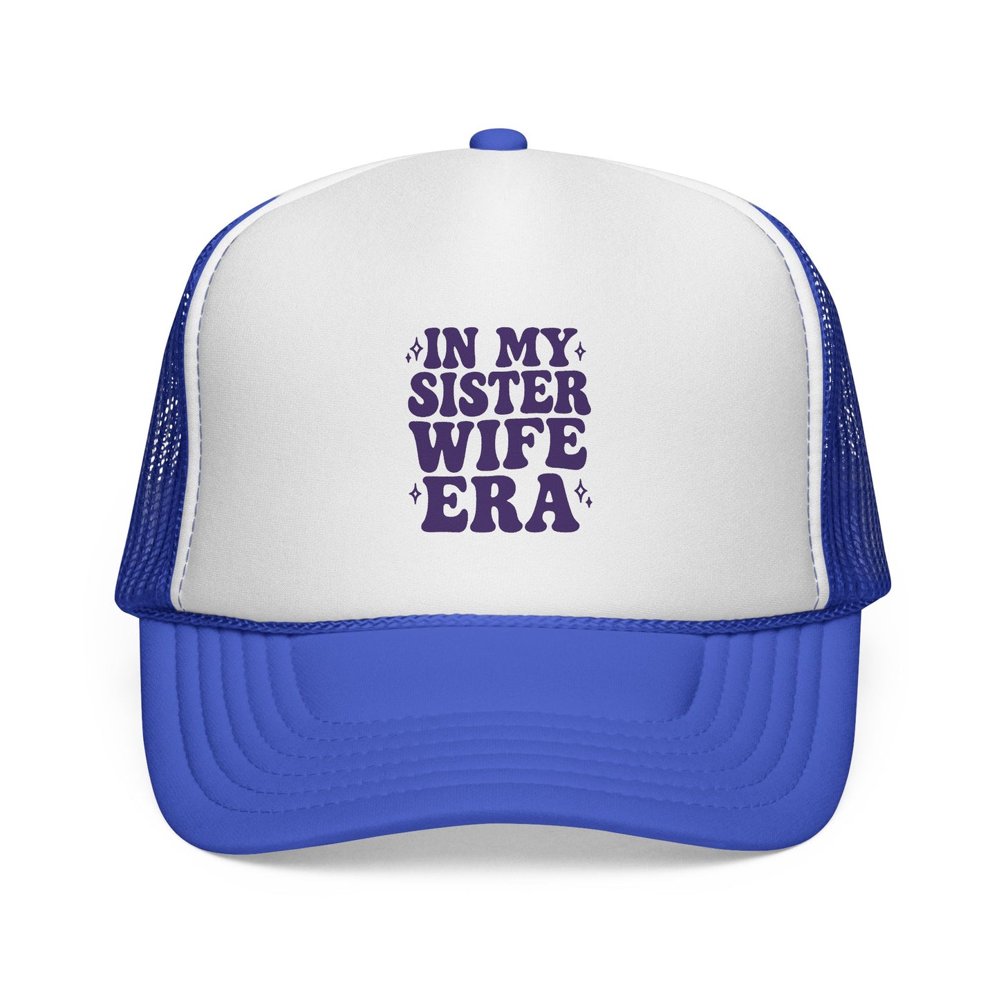 Purple In My Sisterwife Era Trucker Hat – Retro Mesh Cap, Adjustable Snapback