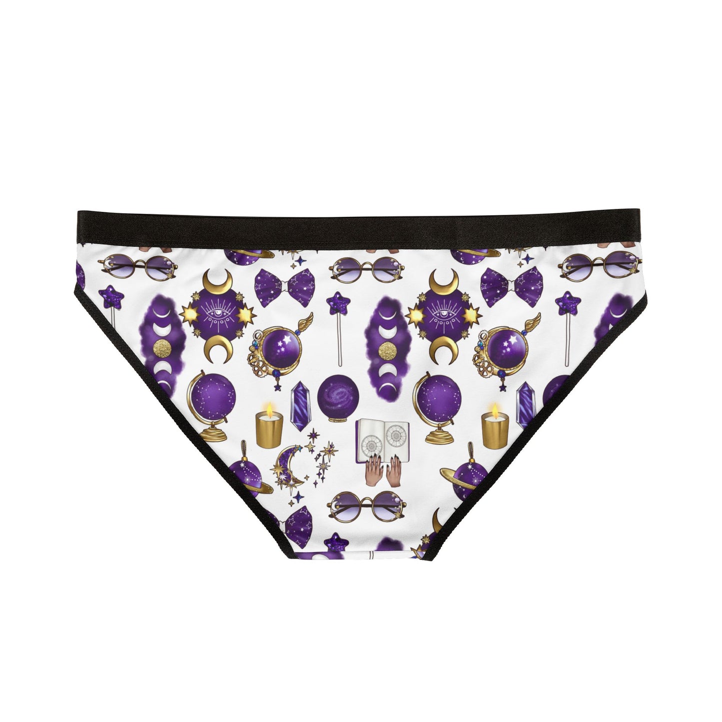 Celestial Polyamory Women’s Panties – Astrology & Cosmic Bikini Underwear | ENM, Non-Monogamy & Pride-Friendly Intimates