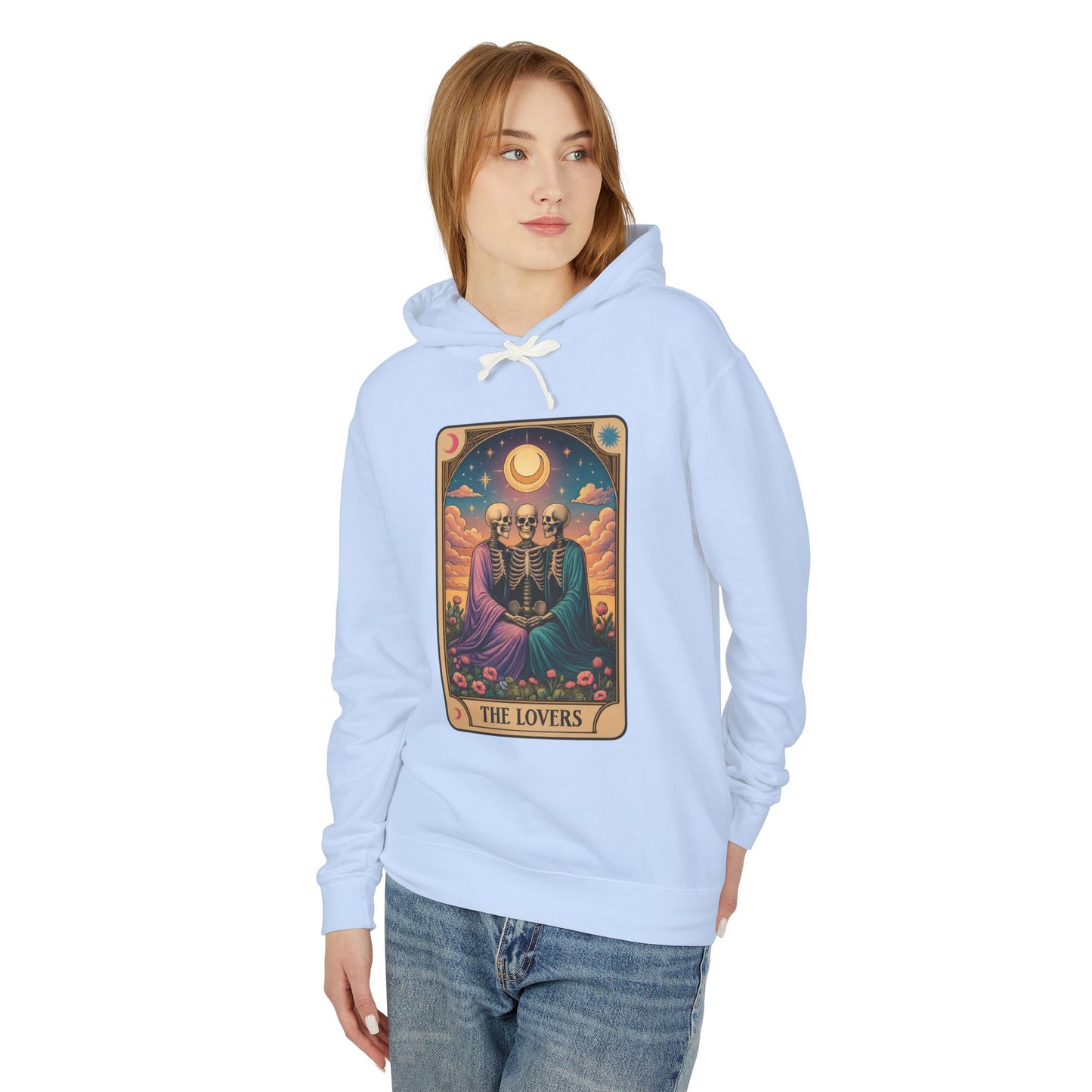 Sister Wives Lovers Tarot Design Hoodie - Perfect for Halloween, Gift for Friends, Cozy Wear, Astrology Lovers, Unique Statement Piece
