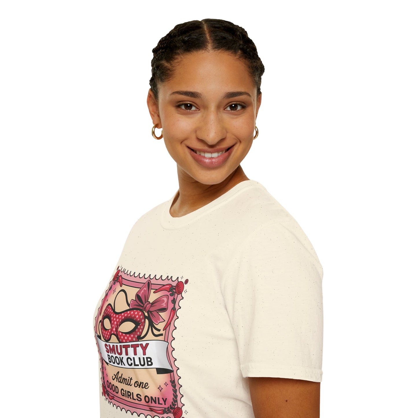 Smutty Book Club Shirt Adult Only Spicy Romance Tee, Booktok Reader Shirt, Sex Positive Poly-Friendly Unisex Gildan 64000