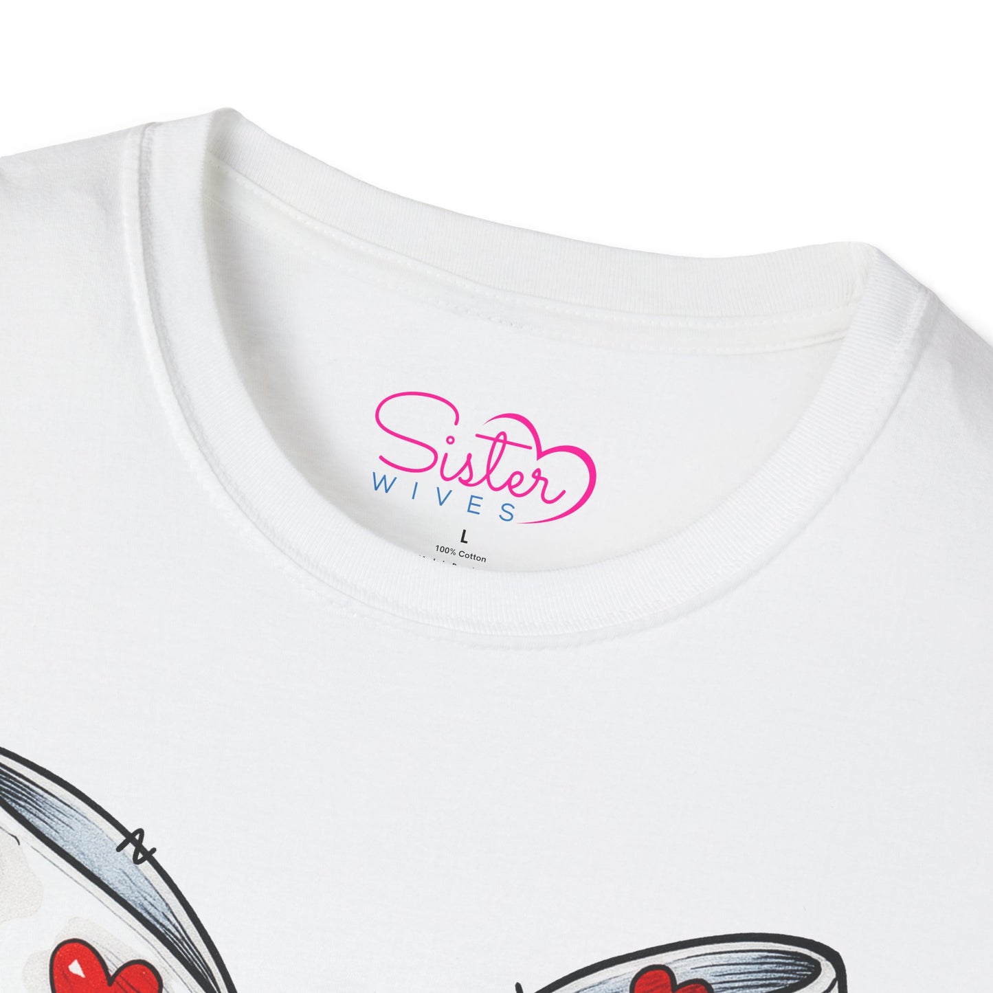 Valentine's Day Red Coquette Bow Shirt – Flirty Valentine Bow T-Shirt, Polyamory ENM Non-Monogamy Symbol Tee, Unisex Gildan 64000