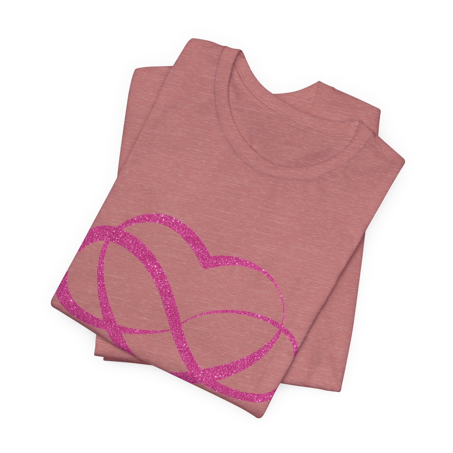 Polyamory Heart T-Shirt – Ethical Non-Monogamy Unisex Tee | Pink Poly Pride & Inclusive Love Shirt