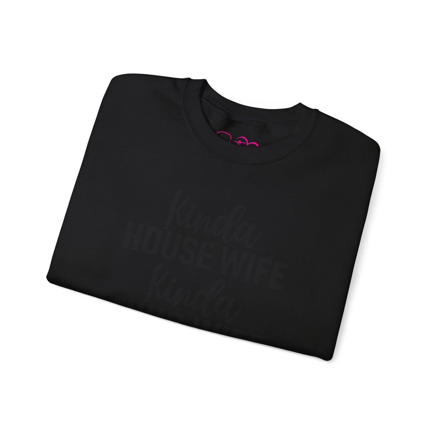 Kinda House Wife Kinda Thug Wife Sweatshirt | Wifey Crewneck Pullover | Sister Wife & Polyamory Lifestyle Apparel | ENM Cozy Unisex Sweatshirt