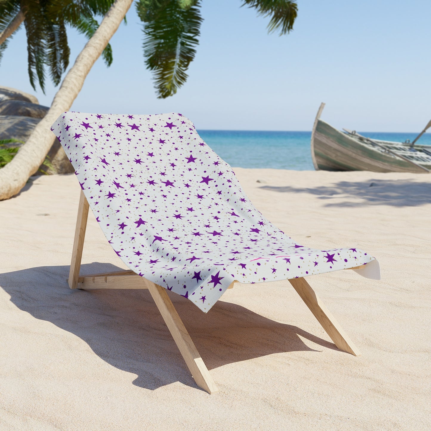 Celestial Zodiac Polyamory Beach Towel | ENM & Non-Monogamy Friendly Astrology, Zodiac & Magical Aesthetic Pool Towel