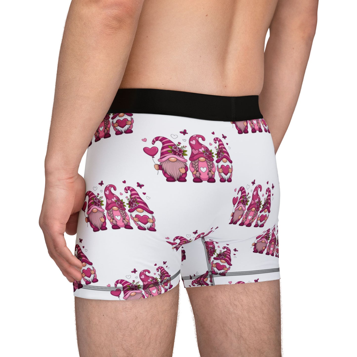 Throuple Gnome Men’s Boxer Briefs – Polyamory & ENM Pride Underwear