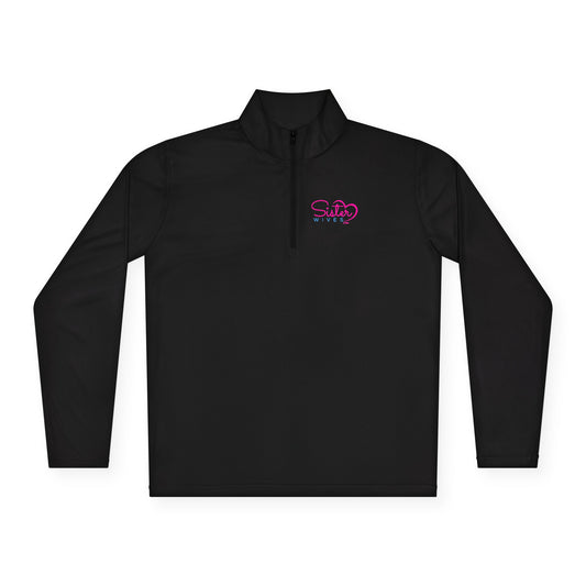 SisterWives Logo Stylish Unisex Quarter-Zip Pullover - Perfect for Casual Outings, Outdoor Activities, and Comfortable Layering, Gift for All