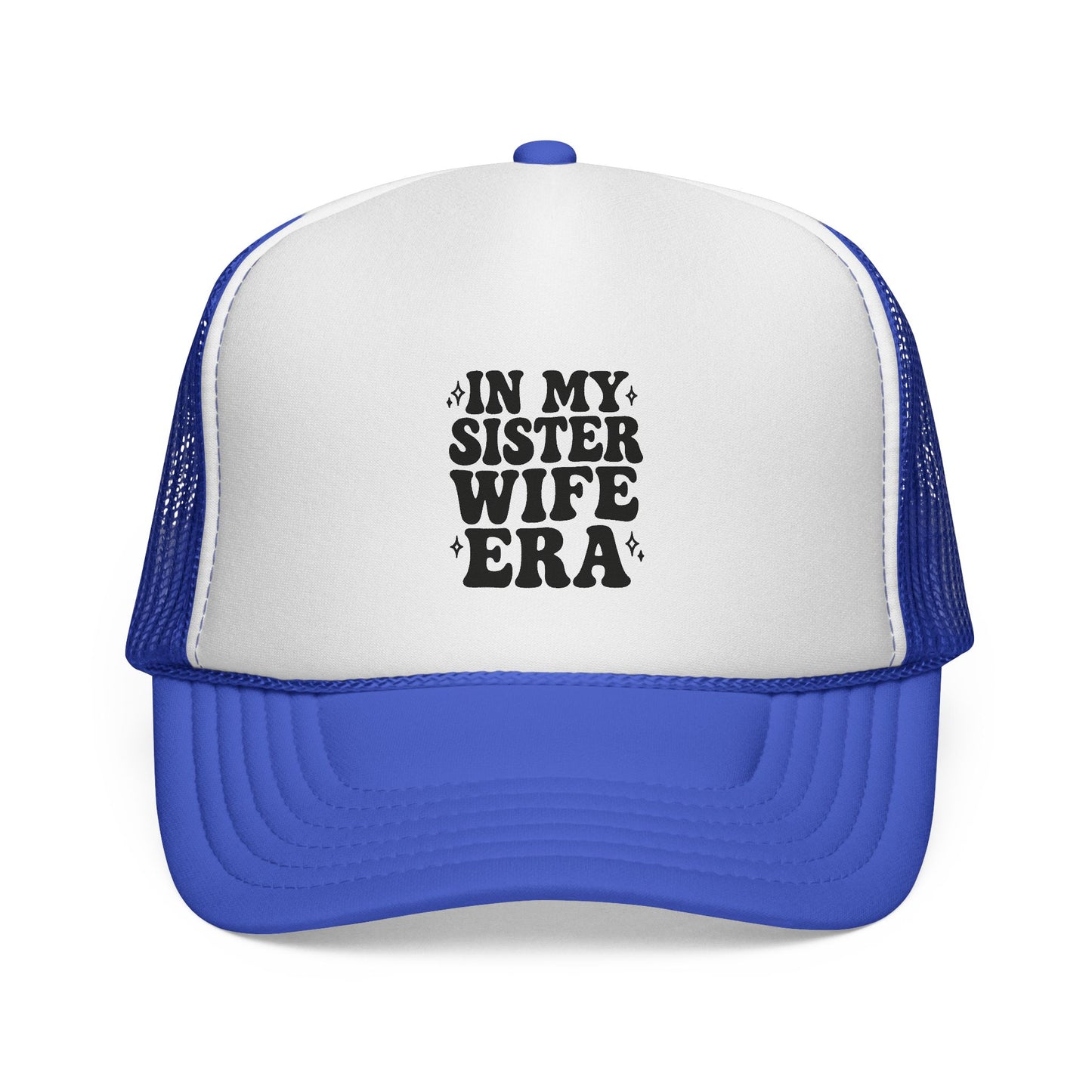 In My Sisterwife Era Trucker Hat – Retro Mesh Cap, Adjustable Snapback