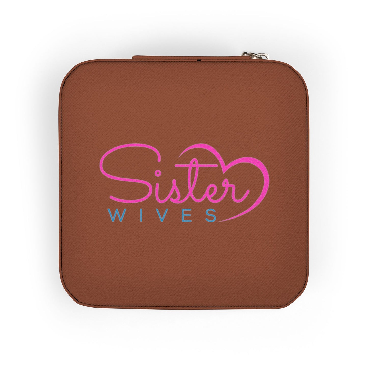 Sister Wives Logo Travel Jewelry Case — Compact Jewelry Organizer for Rings, Earrings & Necklaces