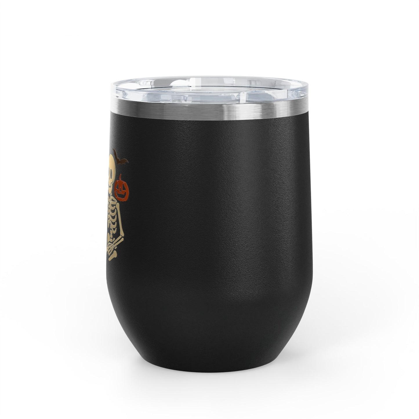 Halloween Skeleton Polyamory Wine Tumbler, Spooky Drinkware for Festive Parties, Perfect gift for wine lovers, Trick or Treat, Fall Celebrations