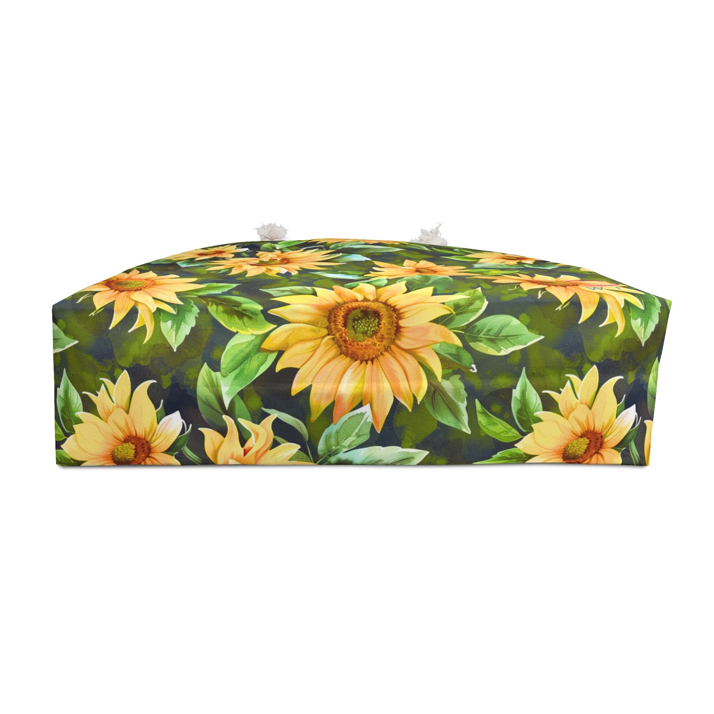 Sunflower Weekender Bag – Floral Travel Tote, Large Sunflower Overnight Bag, Cottagecore Farmhouse Carryall, Beach & Weekend Getaway Bag