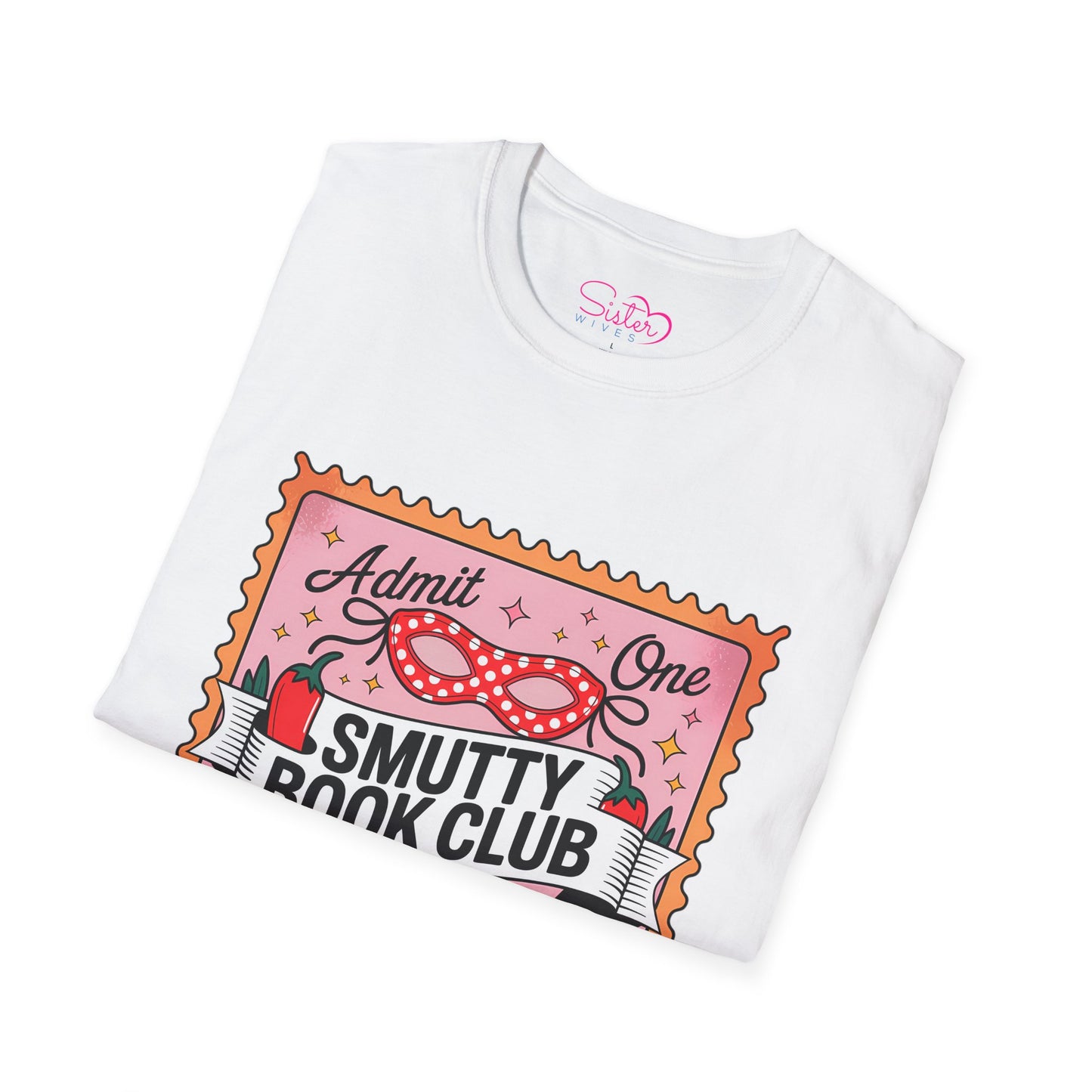 Smutty Book Club Shirt Adult Only Spicy Romance Tee, Booktok Reader Shirt, Sex Positive Poly-Friendly Unisex Gildan 64000