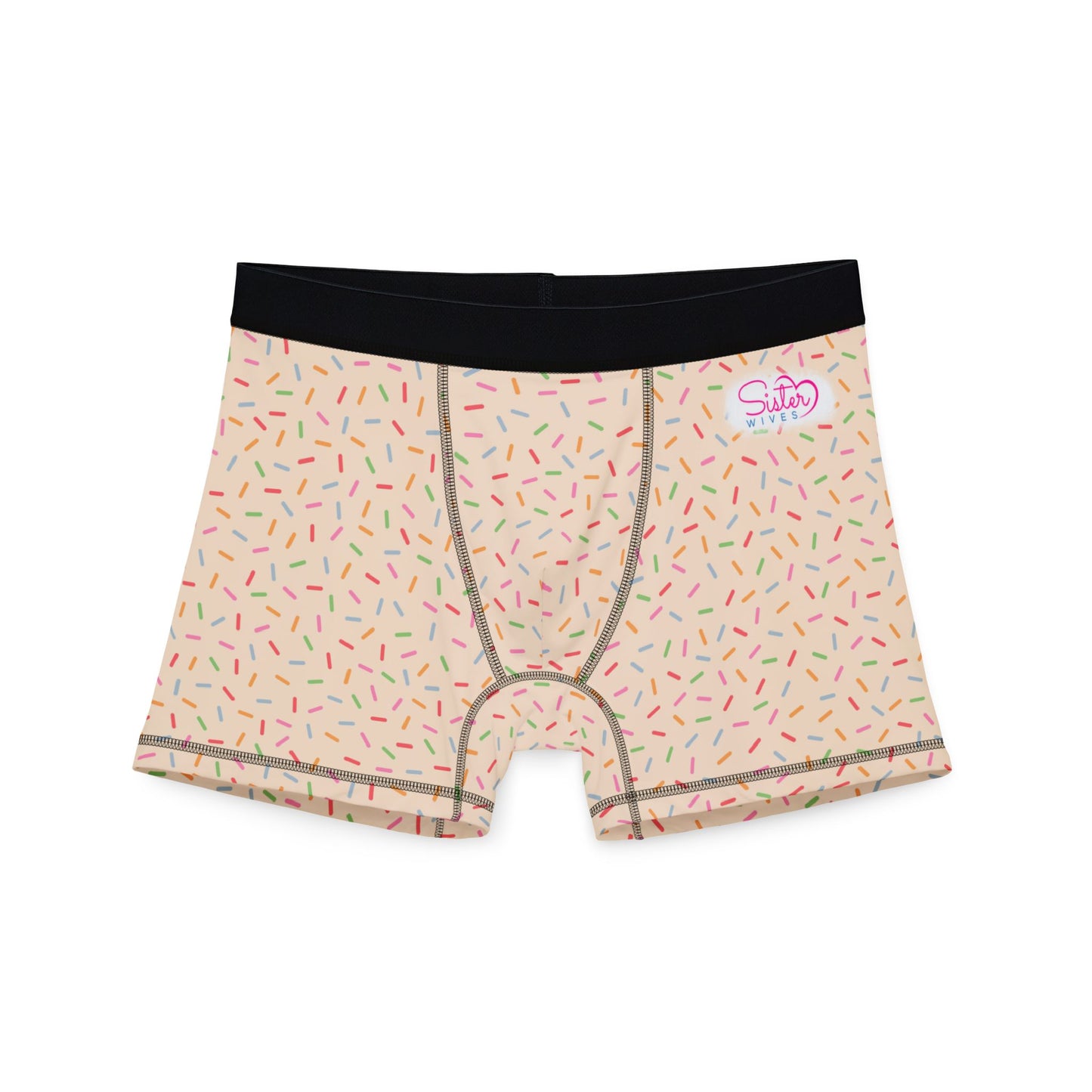 Neutral Sprinkle Men’s Boxer Briefs | Polyamory-Friendly Underwear | ENM Men’s Loungewear | Aesthetic Stretch Boxer Briefs | Body-Positive Intimates
