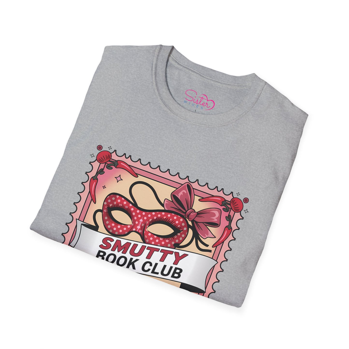 Smutty Book Club Shirt Adult Only Spicy Romance Tee, Booktok Reader Shirt, Sex Positive Poly-Friendly Unisex Gildan 64000