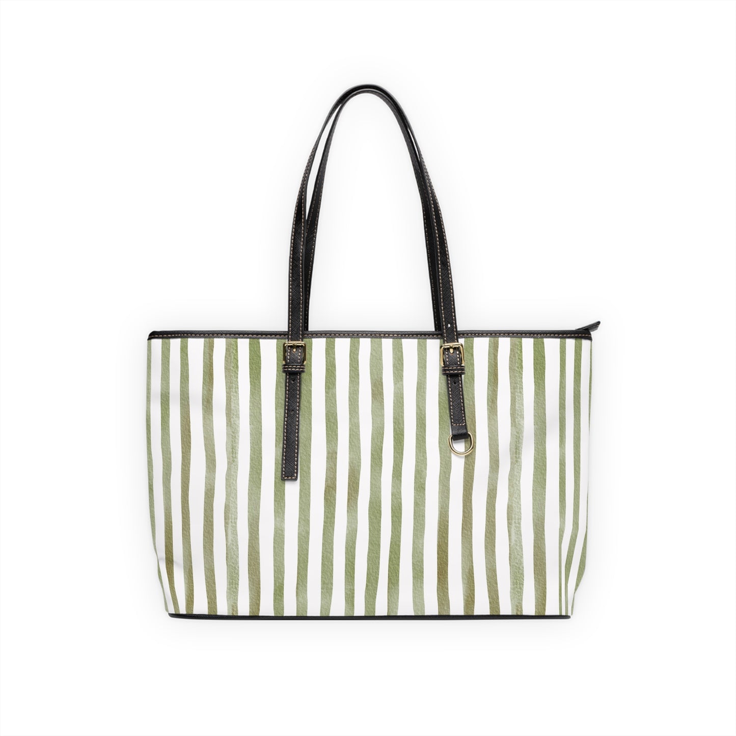 XL Stripe Shoulder Purse – Polyamory Sisterwives ENM Friendly Tote | Swinger Lifestyle Handbag | Soft Blush Minimalist Weekend Bag