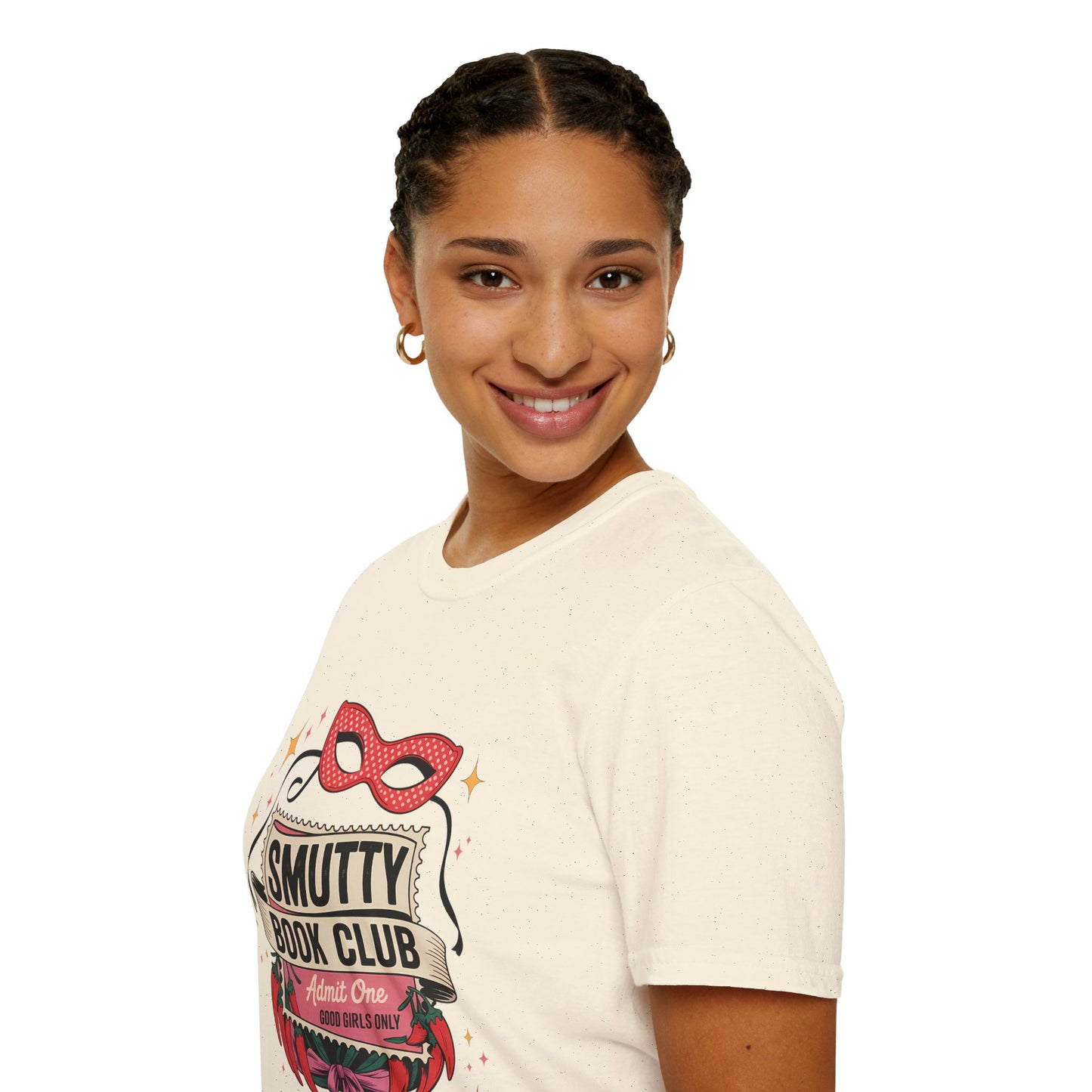Smutty Book Club Shirt Adult Only Spicy Romance Tee, Booktok Reader Shirt, Sex Positive Poly-Friendly Unisex Gildan 64000