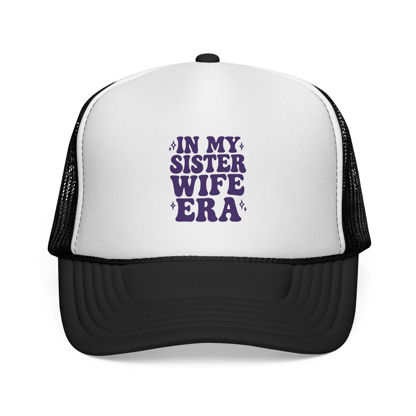 Purple In My Sisterwife Era Trucker Hat – Retro Mesh Cap, Adjustable Snapback