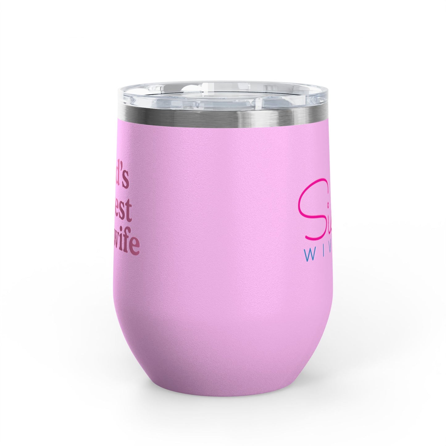 Sister Wives Worlds Okayest Sisterwife, 12oz Insulated Cup, Perfect Gift for Weddings, Anniversaries, or Celebrations, Fun Drinkware