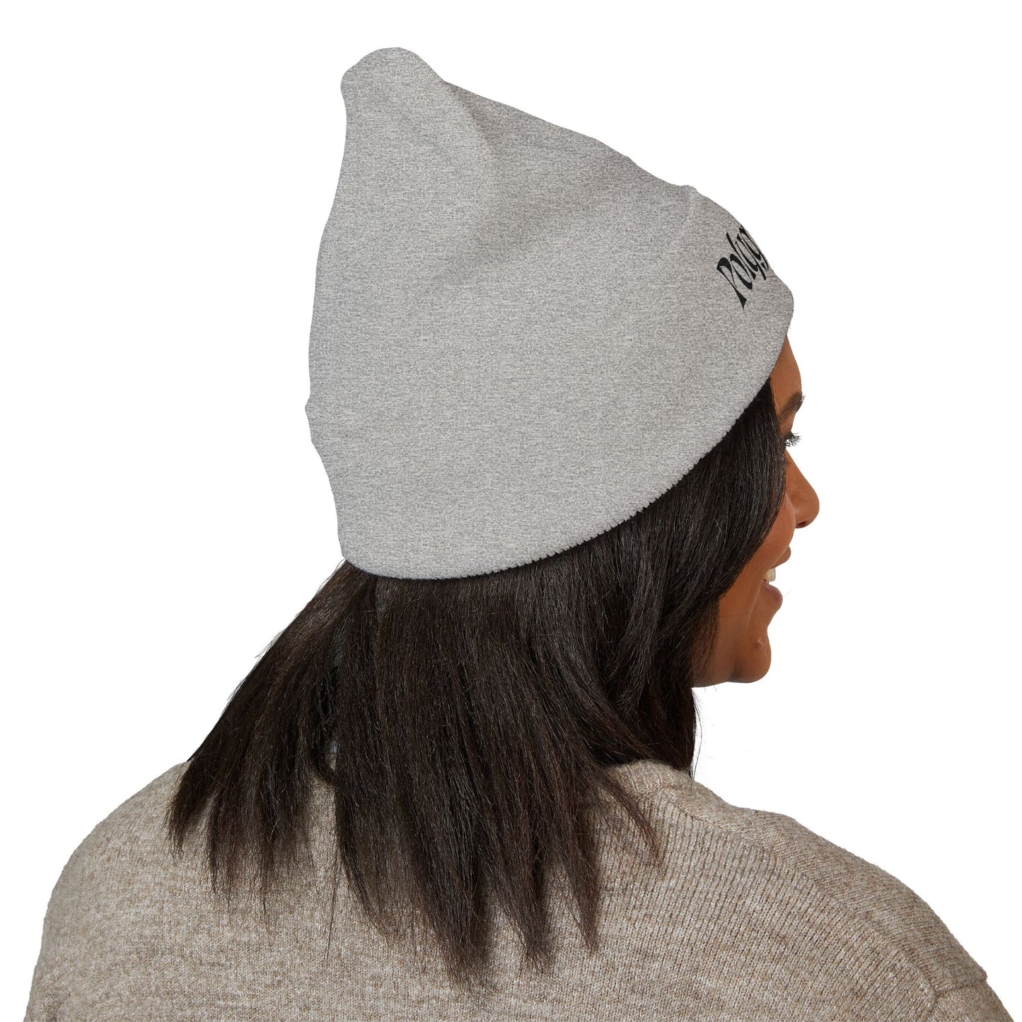 Polyglamorous Classic Cuffed Beanie, Trendy Winter Hat, Stylish Knit Beanie, Unique Gift for Her, Fashion Accessory, Cosy Beanie Hat