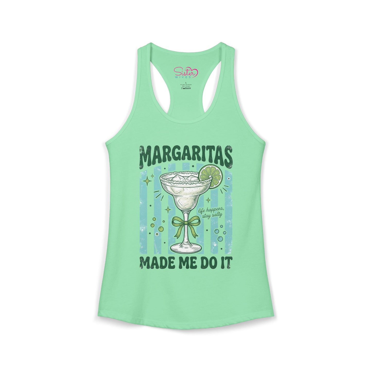 Margaritas Made Me Do It Tank Top – Funny Margarita Shirt | Summer Party Tank | Beach Vacation Outfit
