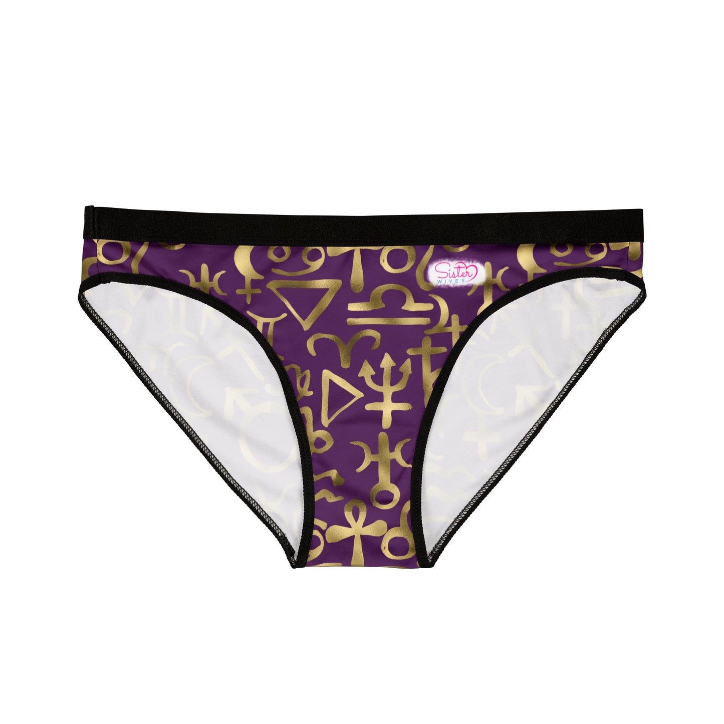 Celestial Polyamory Women’s Panties – Astrology & Cosmic Bikini Underwear | ENM, Non-Monogamy & Pride-Friendly Intimates
