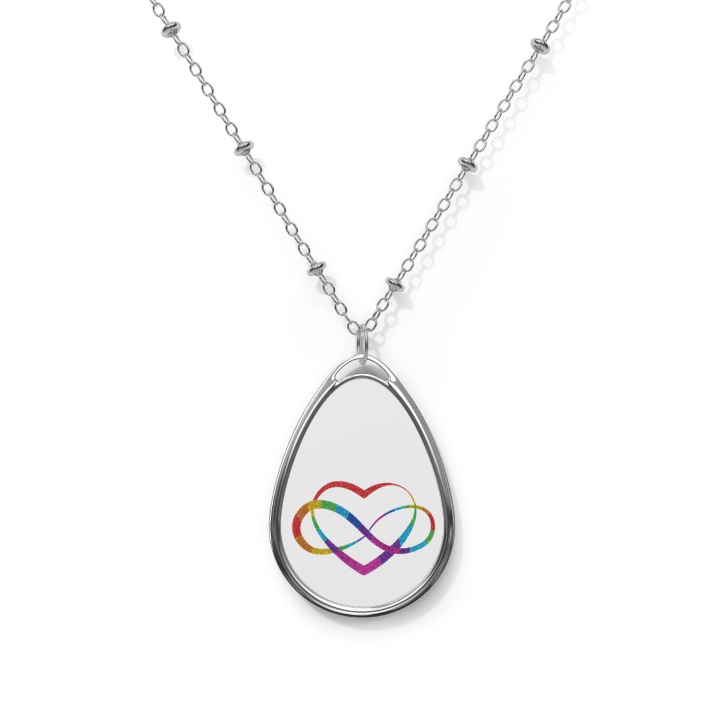 Infinity Heart Necklace | Polyamory Pride Jewelry | Ethical Non-Monogamy Necklace | Sisterwives Symbol Pendant | Subtle LGBTQ+ Gift