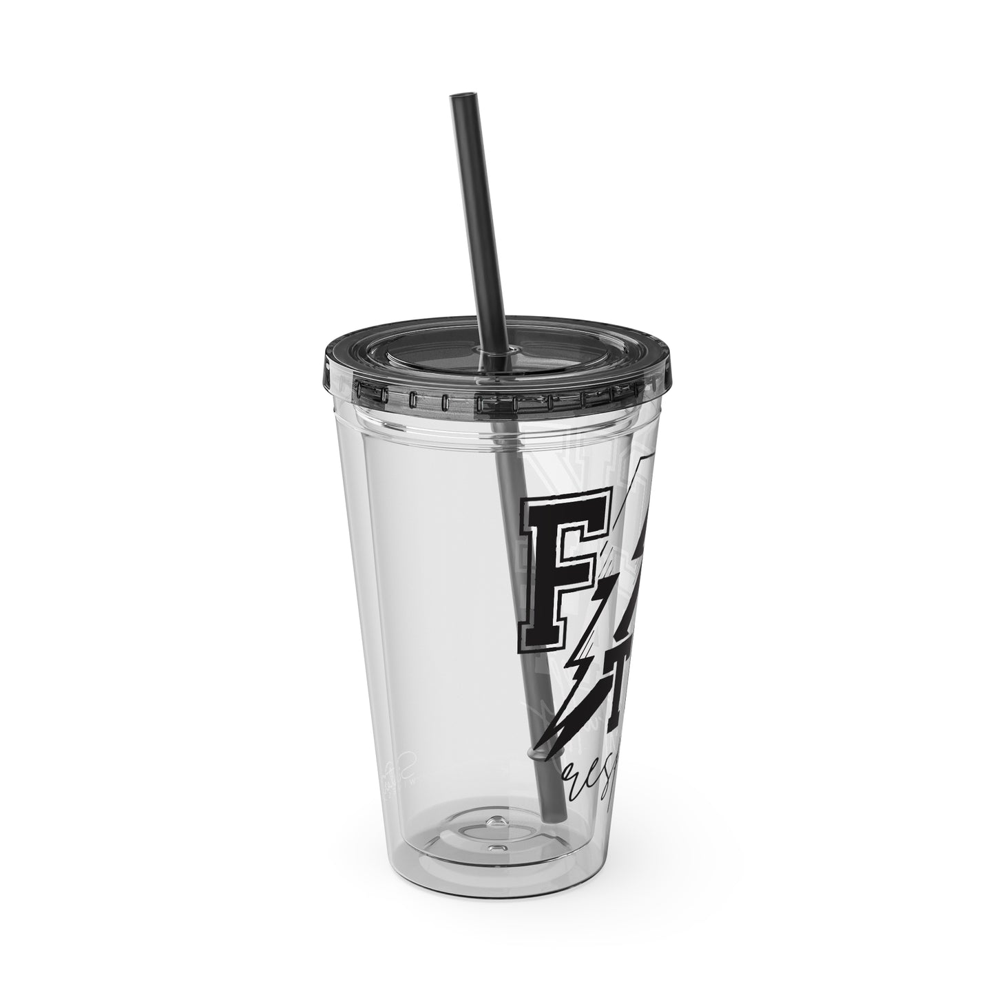 Fuck That, Respectfully” 16oz Sunsplash Tumbler | Funny Sarcastic Humor Cup | Sassy Attitude Drinkware | Bold Statement Travel Tumbler | Snarky Gift