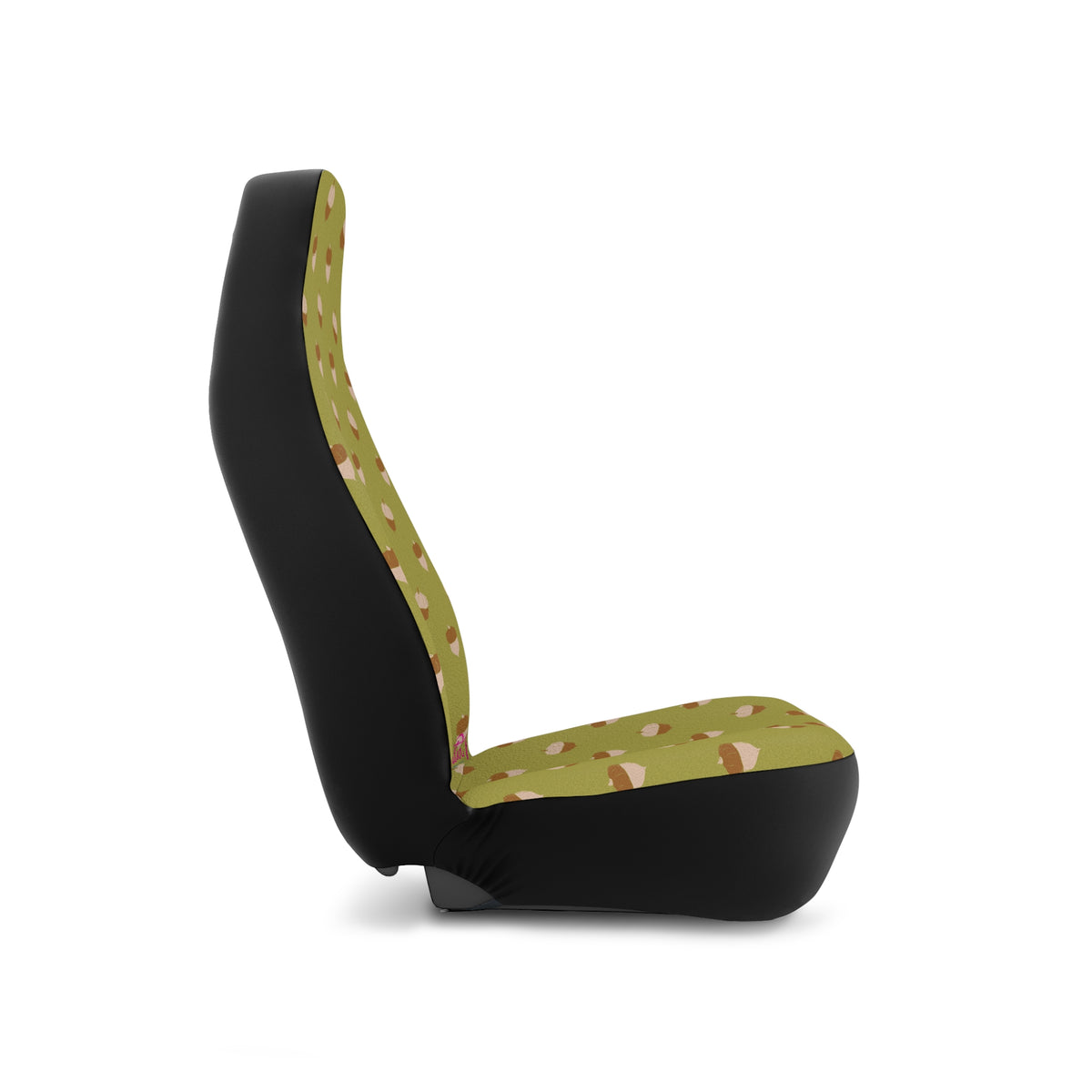 Acorn Car Seat Covers | Woodland Cottagecore Auto Decor | Cozy Nature Boho Seat Covers | Polyamory & ENM Friendly