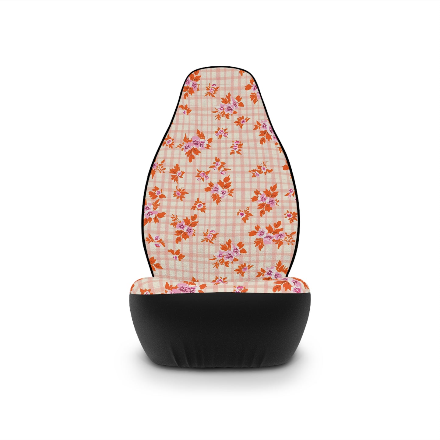 Boho Floral Car Seat Covers – Retro Aesthetic Auto Decor | Polyamory & ENM Friendly