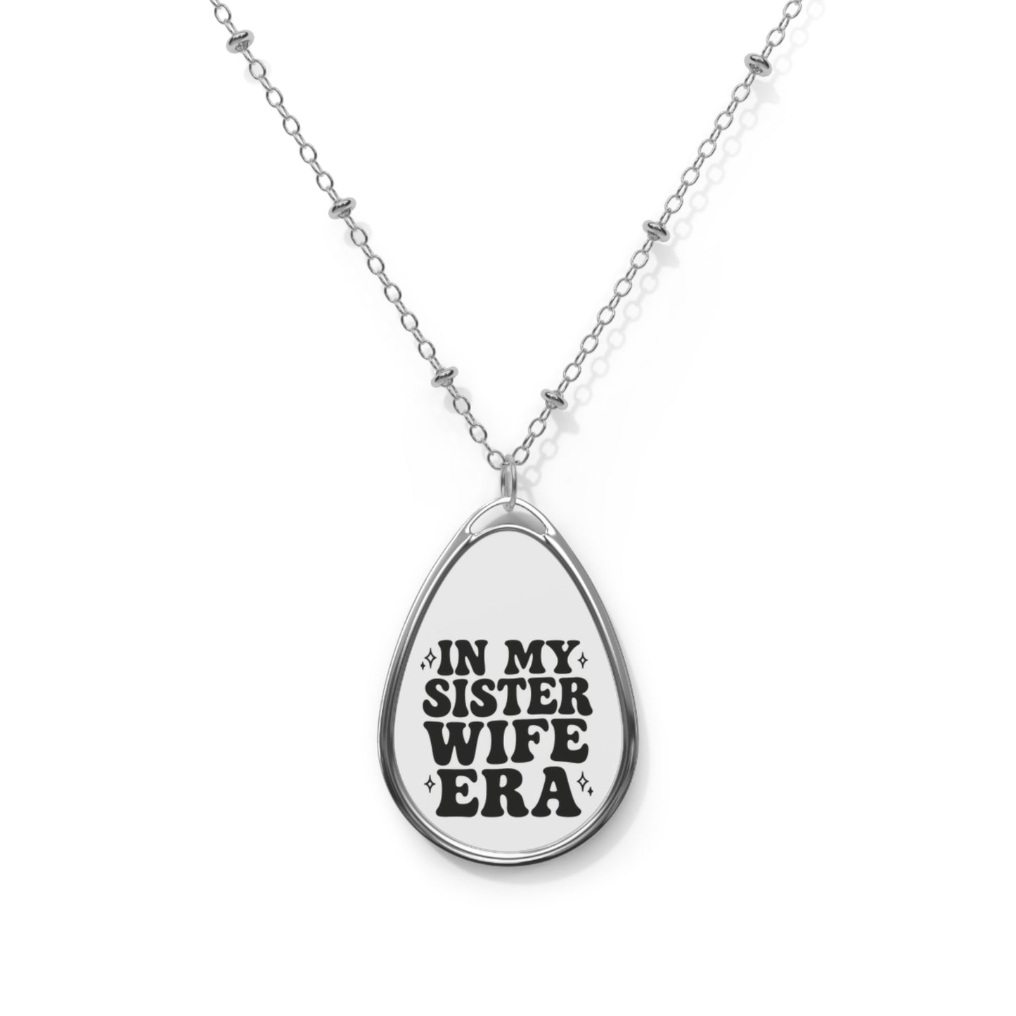In My Sister Wife Era” Necklace | Polyamory Jewelry | Sisterwives Pride Pendant | Ethical Non-Monogamy Gift | ENM Necklace