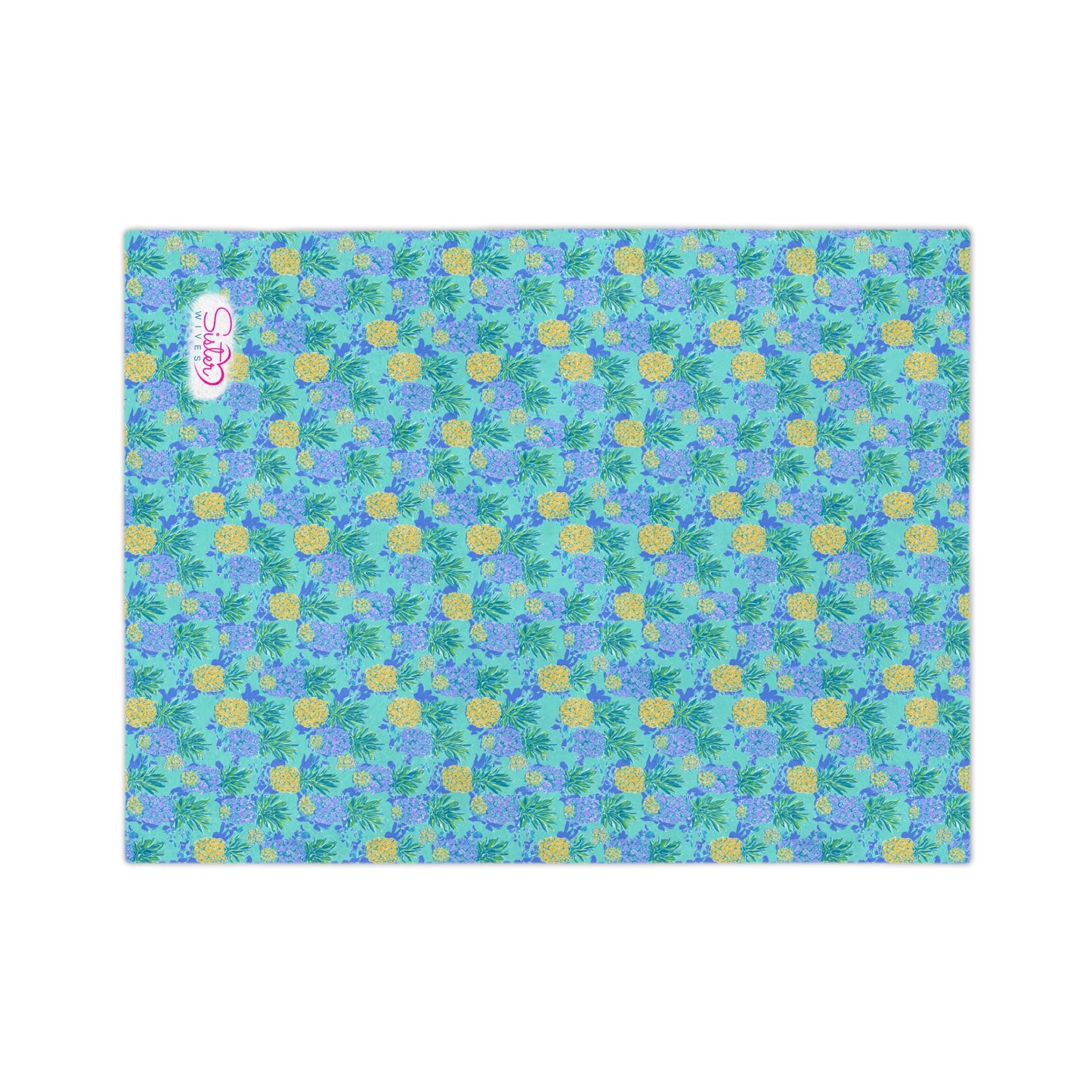 Sisterwives Preppy Blue Green Pineapple Velveteen Blanket, Cozy Throw for Beach Lovers, Bright Home Decor, Perfect Gift for Summer Celebrations, Pineapple [...]