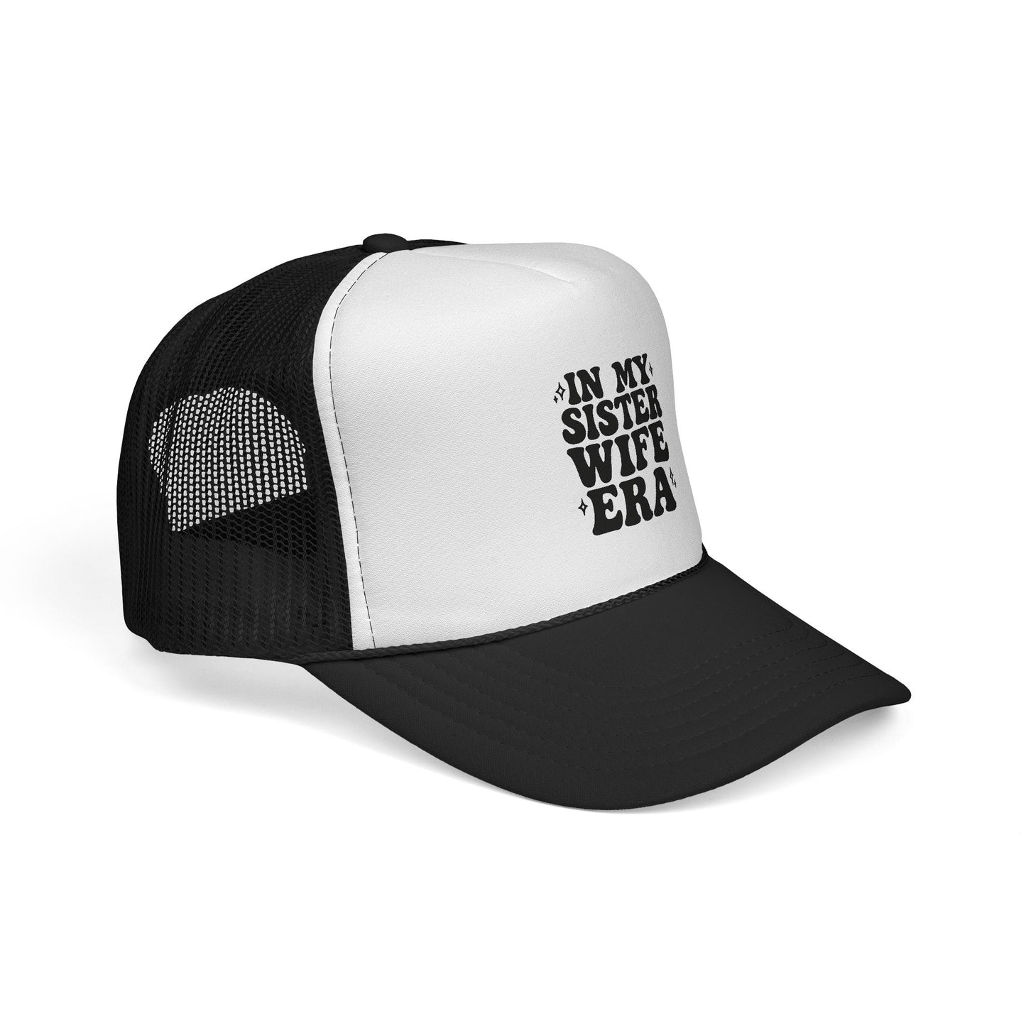 In My Sisterwife Era Trucker Hat – Retro Mesh Cap, Adjustable Snapback
