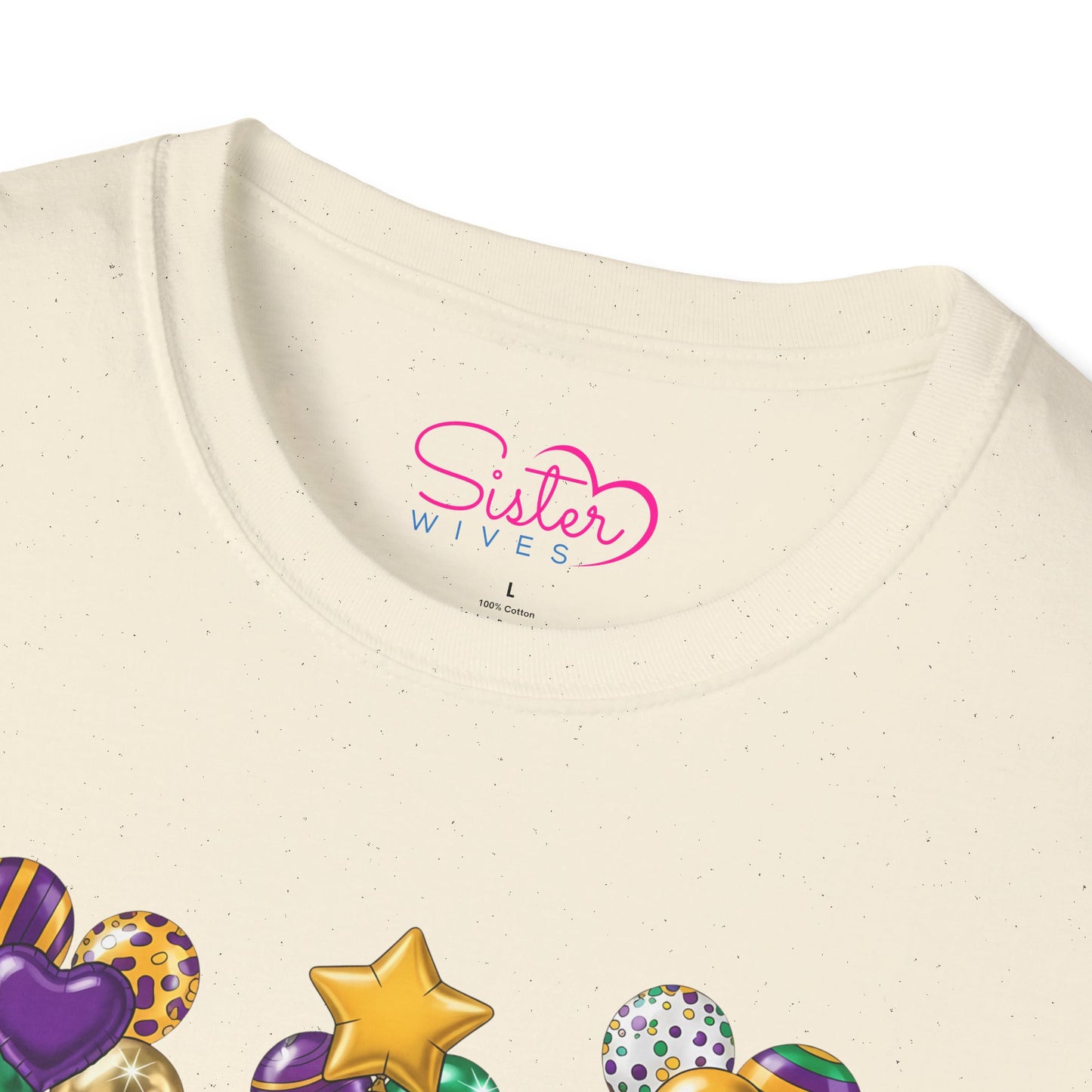 Mardi Gras Throuple Gnome T-Shirt | Polyamory ENM Pride Tee | Festive Gnome Graphic Shirt | Chosen Family Swinger Lifestyle Apparel