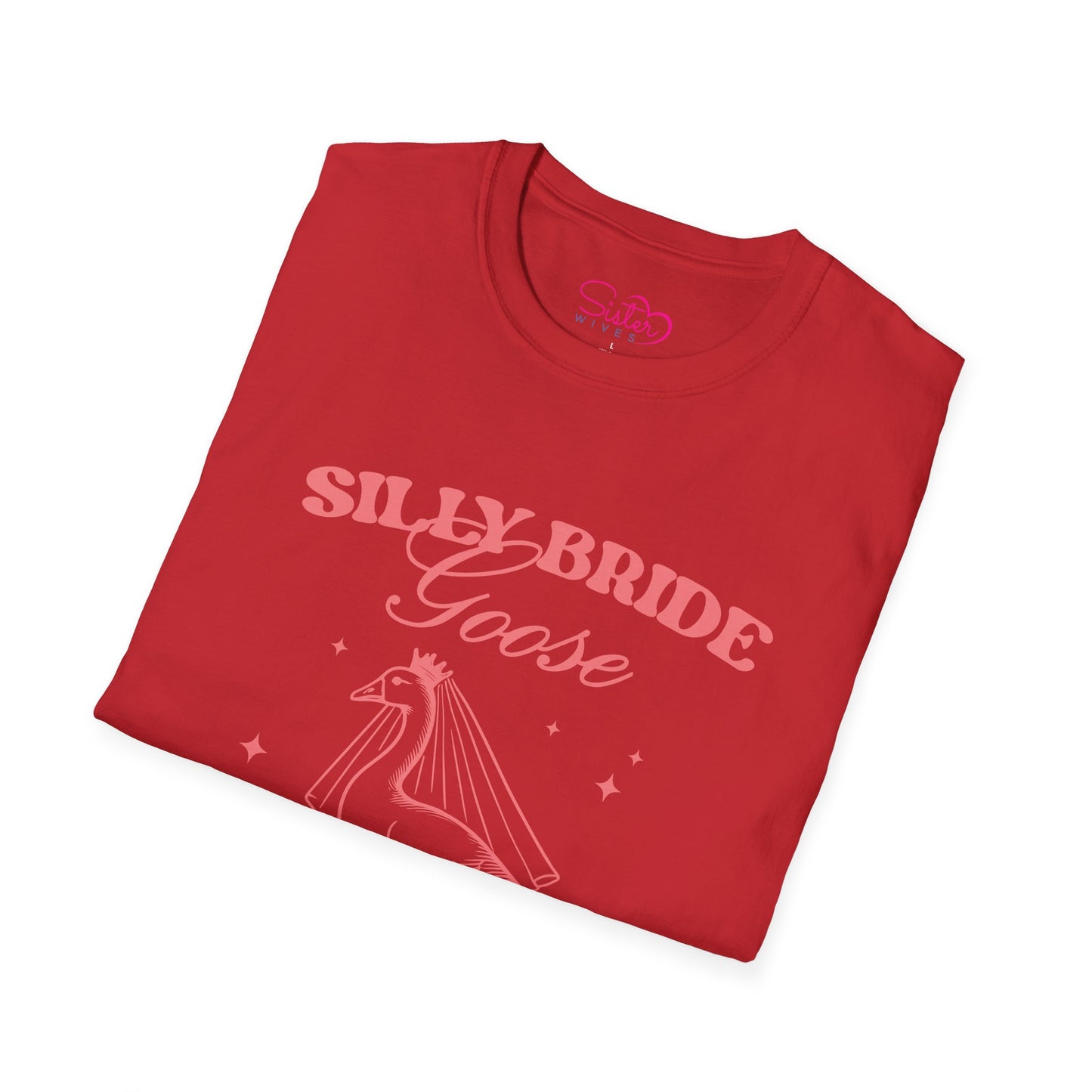 Silly Bride Goose Gettin Loose Shirt – Funny Bachelorette Party Tee, Bride Humor Wedding Shirt, Poly-Friendly Unisex Gildan 64000