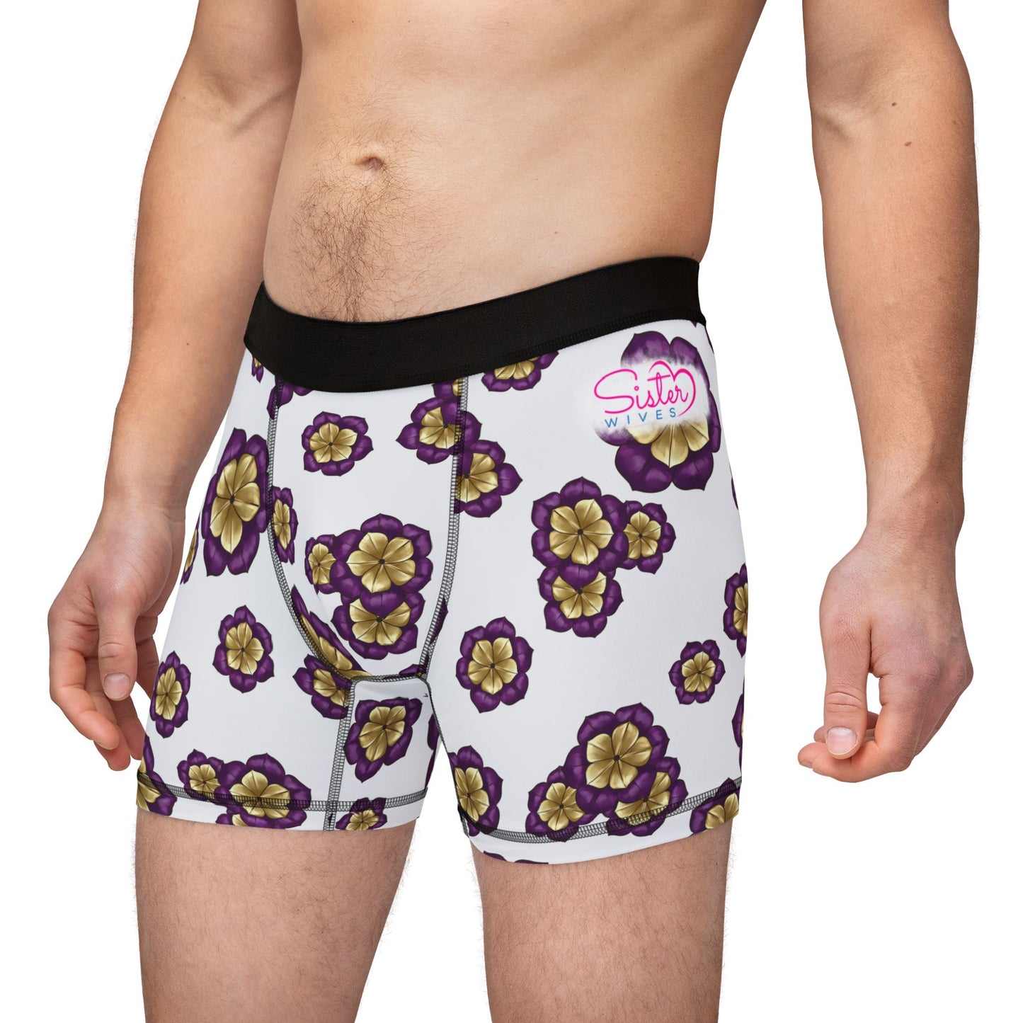 Celestial Polyamory Men’s Boxer Briefs – Astrology & Cosmic Underwear | ENM, Non-Monogamy & Pride-Friendly Intimates