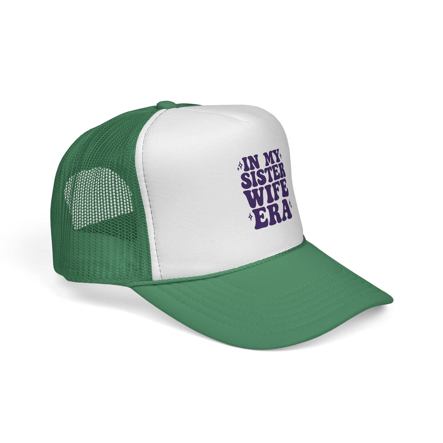 Purple In My Sisterwife Era Trucker Hat – Retro Mesh Cap, Adjustable Snapback