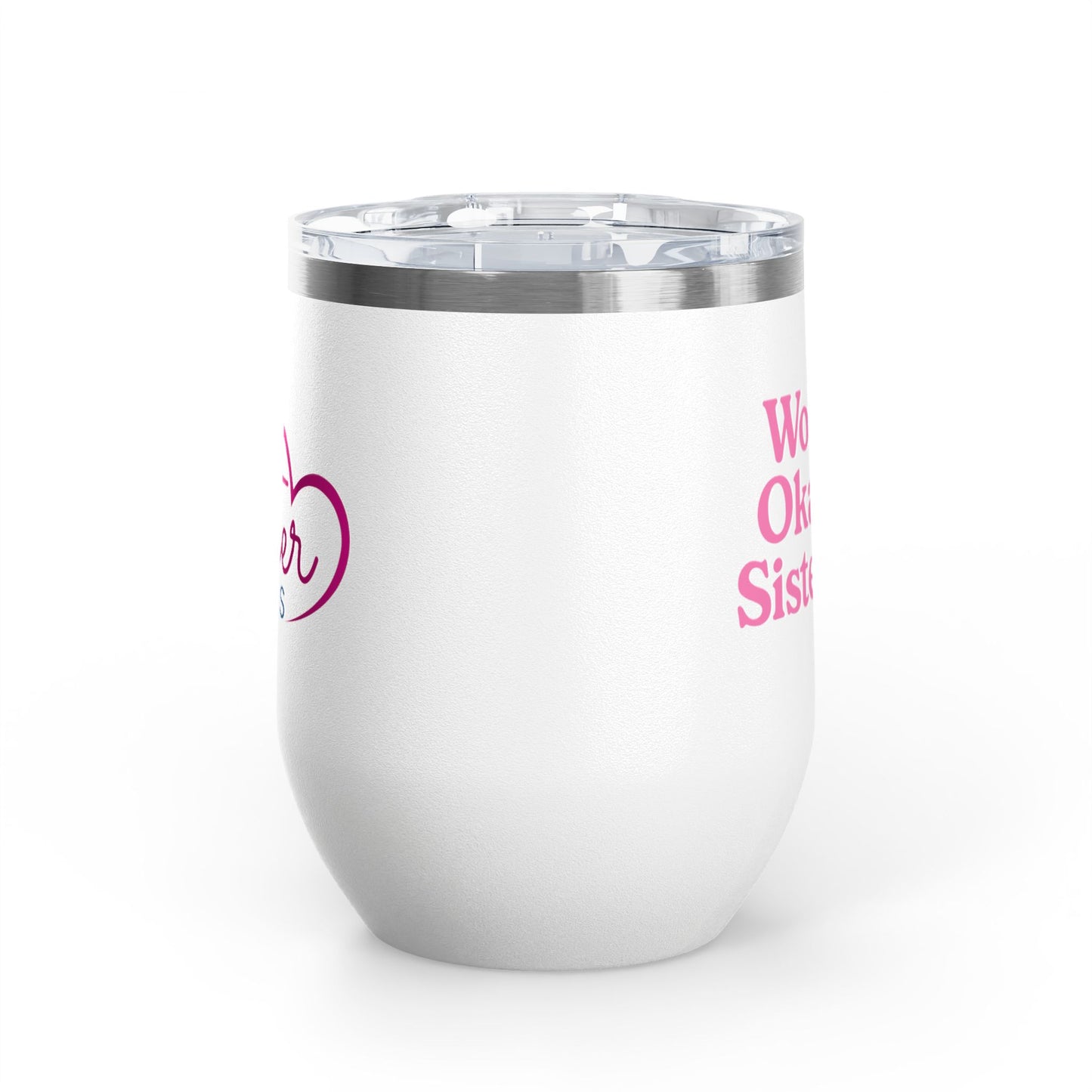 Sister Wives Worlds Okayest Sisterwife, 12oz Insulated Cup, Perfect Gift for Weddings, Anniversaries, or Celebrations, Fun Drinkware