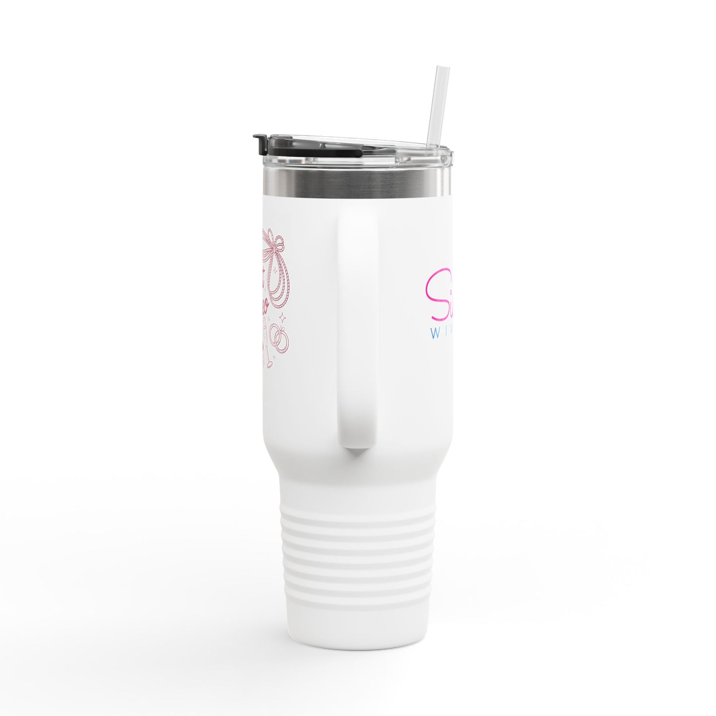 Last Rodeo 40oz Insulated Travel Mug – Western Bachelorette Lucky Cowgirl Tumbler with Straw | Stainless Steel BPA-Free Cup