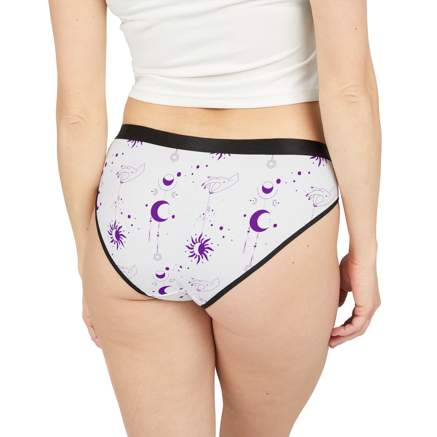 Celestial Polyamory Women’s Panties – Astrology & Cosmic Bikini Underwear | ENM, Non-Monogamy & Pride-Friendly Intimates