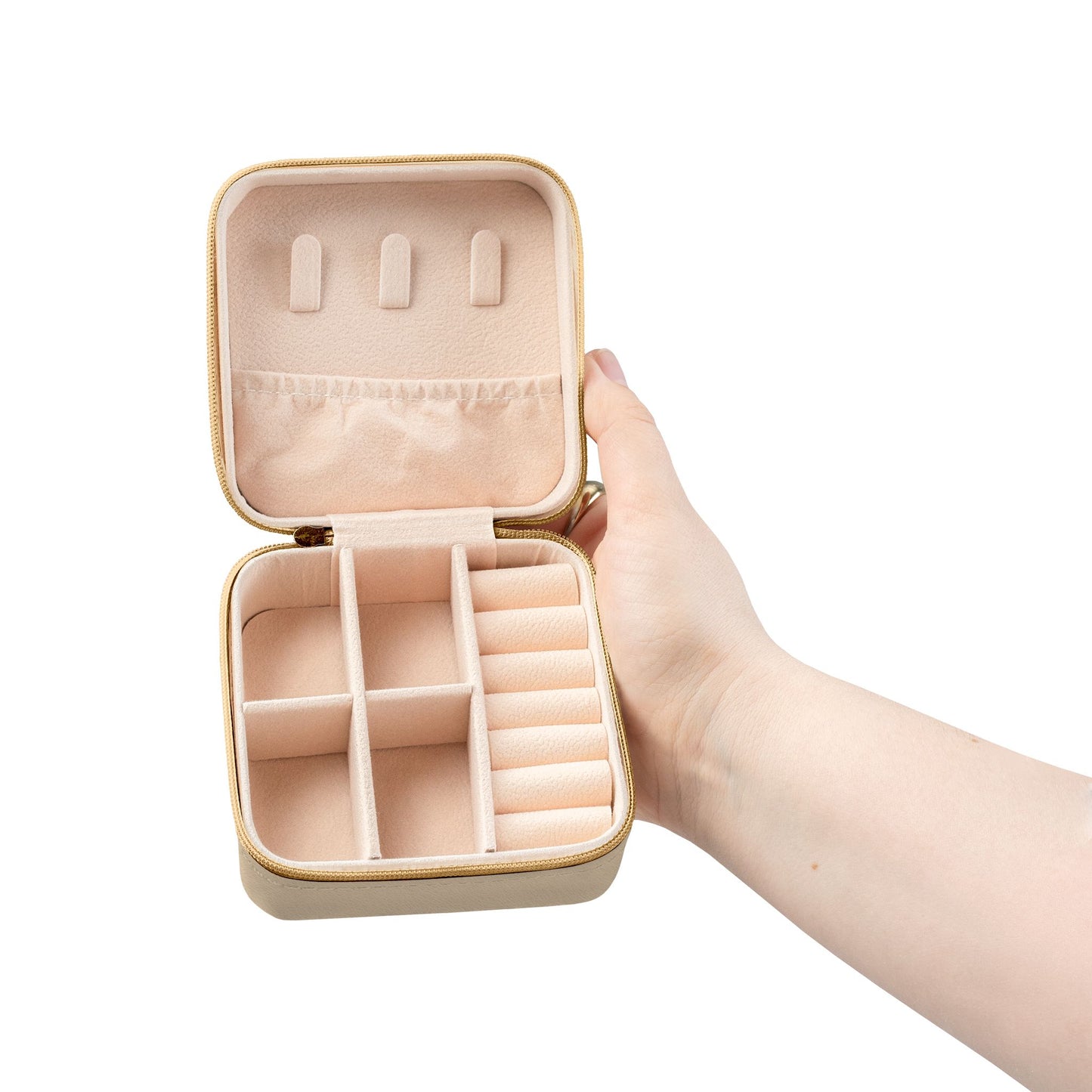 Sister Wives Logo Travel Jewelry Case — Compact Jewelry Organizer for Rings, Earrings & Necklaces