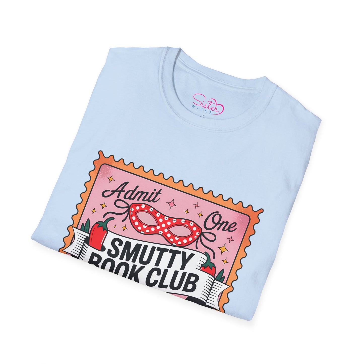 Smutty Book Club Shirt Adult Only Spicy Romance Tee, Booktok Reader Shirt, Sex Positive Poly-Friendly Unisex Gildan 64000