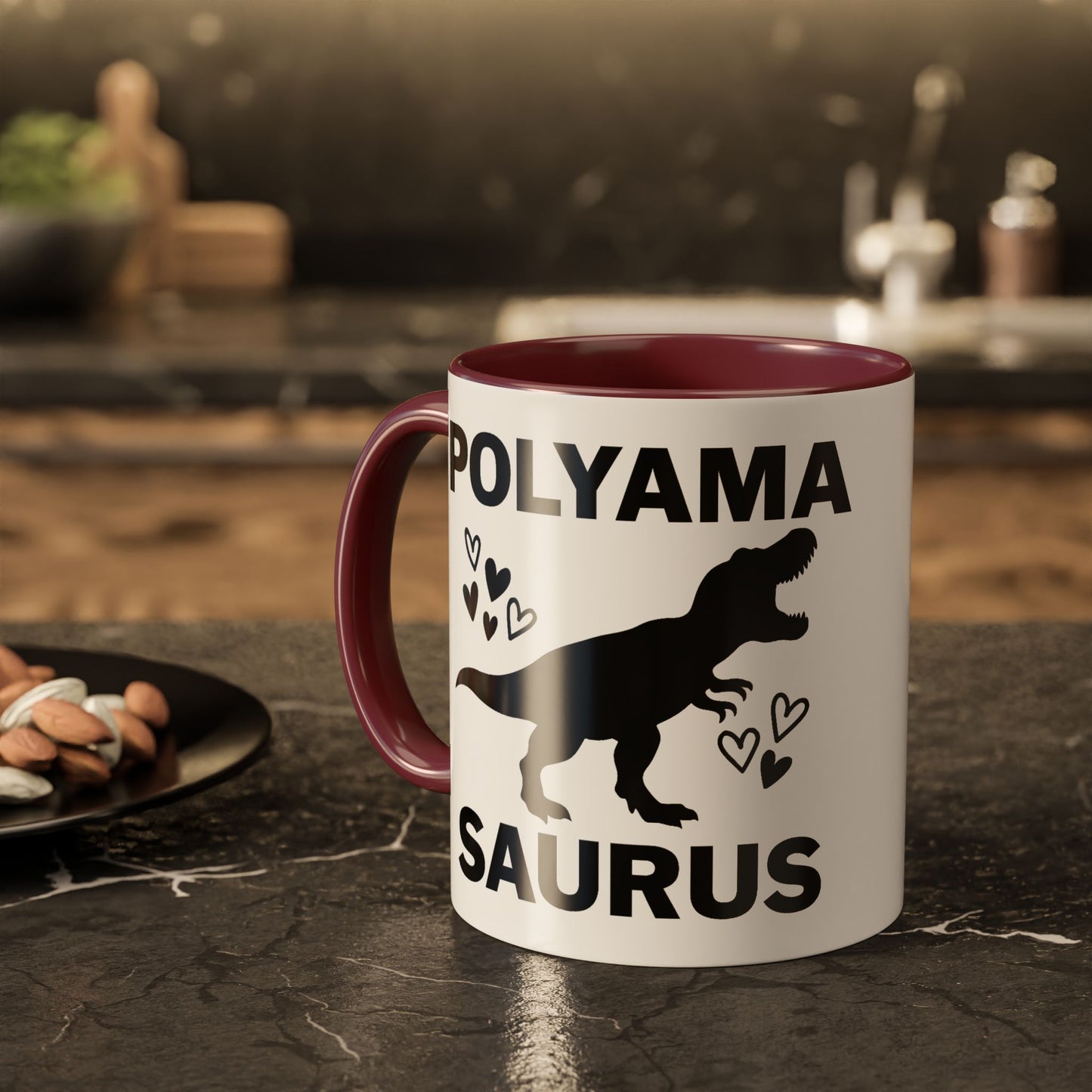 Polyamasaurus Dinosaur Polyamorous Sister Wives Mug, Unique Personalized Gifts for Family and Friends, Fun Coffee Tea Cup, Home Décor, Celebration [...]