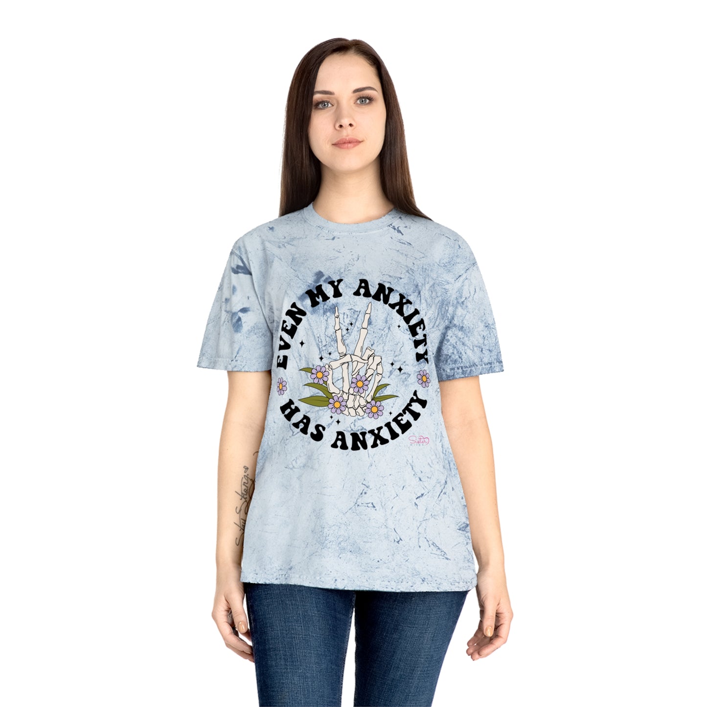 Even My Anxiety Has Anxiety T-Shirt – Funny Mental Health Shirt | Anxiety Humor Tee | Self Care Graphic Unisex Top
