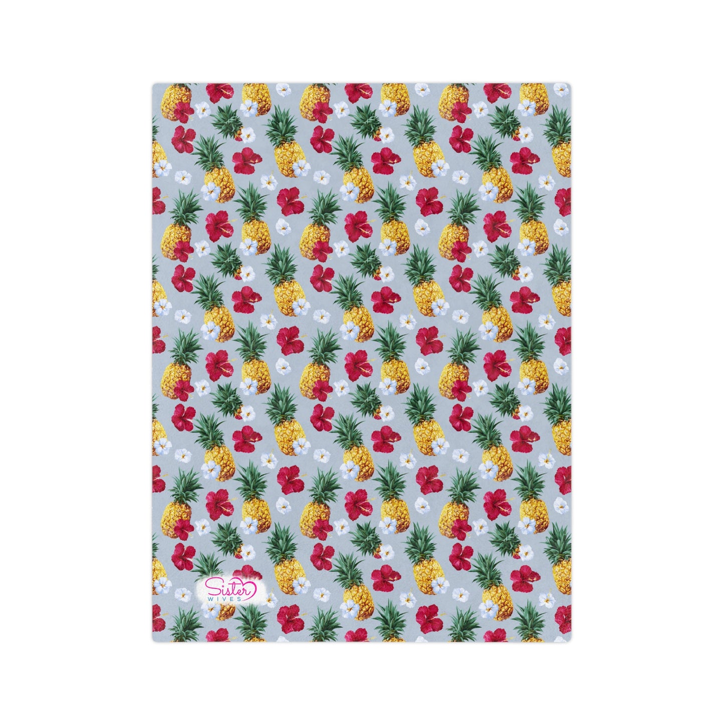 Sisterwives Hibiscus Pineapple Velveteen Blanket, Cozy Throw for Beach Lovers, Bright Home Decor, Perfect Gift for Summer Celebrations, Pineapple [...]